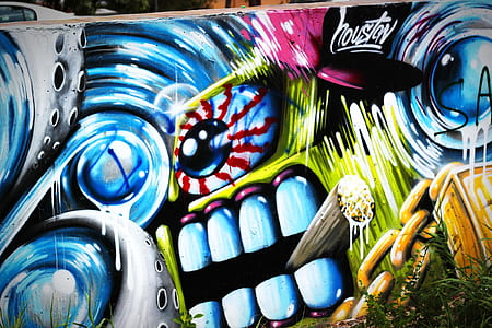 multicolored monster painting thumbnail