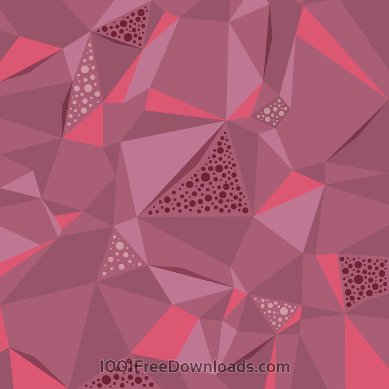 Bubbly Abstract Polygons ai file