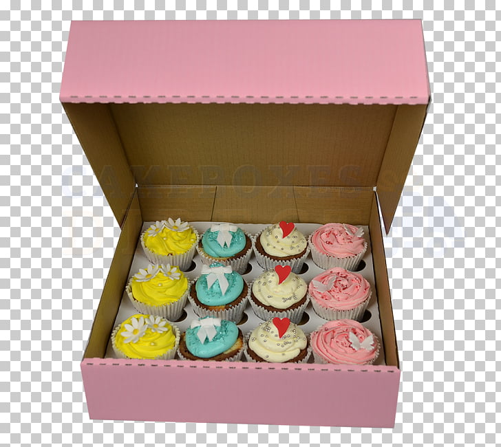 Cupcake Box Bakery Muffin Donuts Corrugated Png Clipart Free