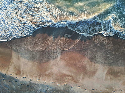 aerial photography of beach thumbnail