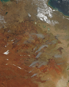 Satellite Image of Central Australia in the Northern Territory thumbnail