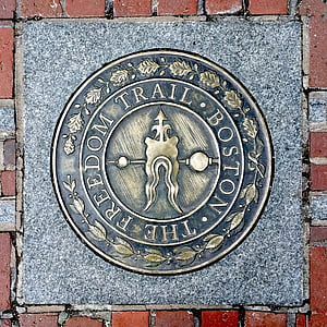 The Freedom Trail Boston concrete signage thumbnail