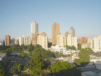 Skyline and tall towers of Barranquilla, Colombia thumbnail