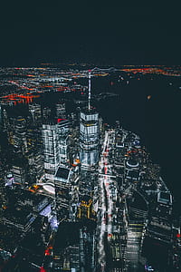 New York City during night time thumbnail