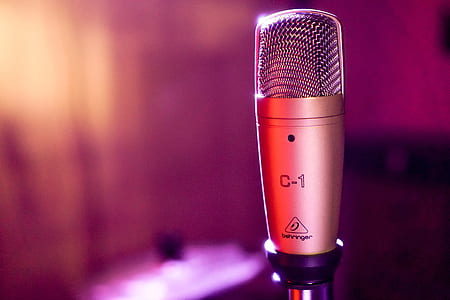 gray and black C-1 condenser microphone thumbnail