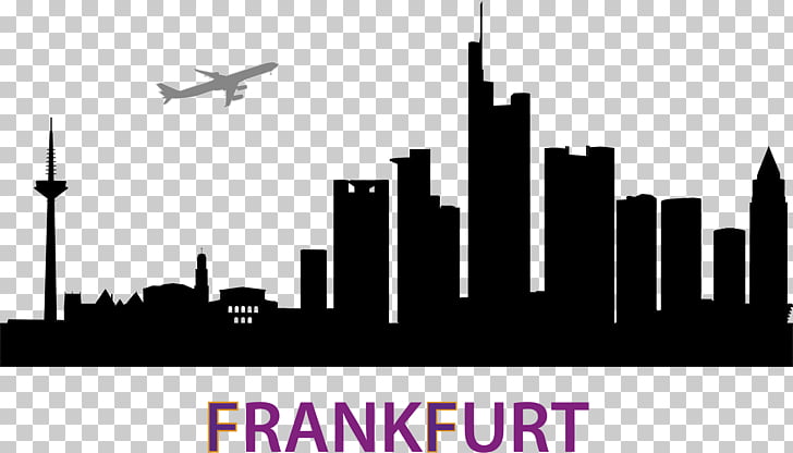 Frankfurt Skyline Drawing City Silhouette Png Clipart Free