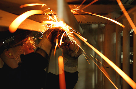 worker, labor, industrial, cutting, steel, trade thumbnail