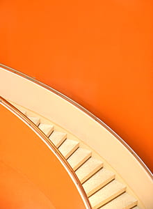 beige and orange curved stairs illustration thumbnail