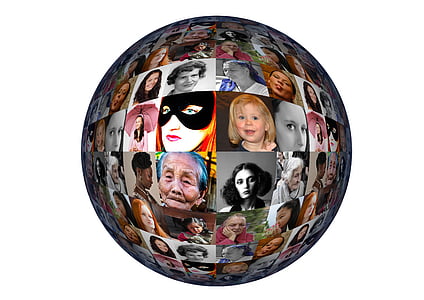 round portrait globe decor thumbnail