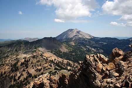 Peak and Volcano at Lassen Volcanic National Park, California thumbnail