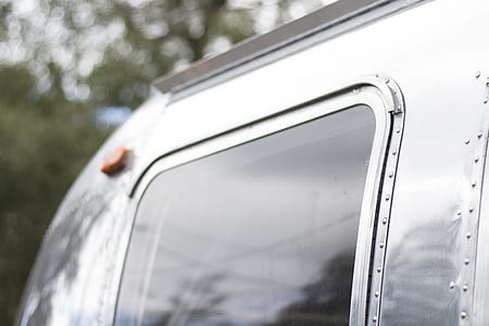 window, metal, airstream, camping thumbnail