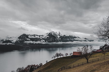panoramic photography of mountain surrounding snow thumbnail