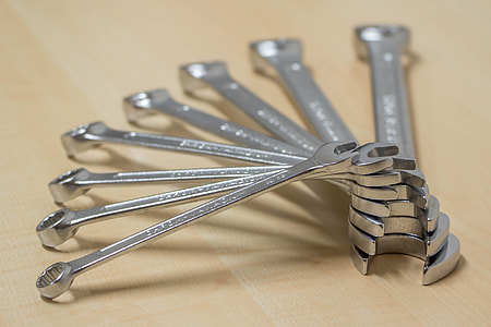fan-shaped stacked combination wrench thumbnail