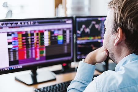 Businessman Working Finance Trading Stock Concept thumbnail