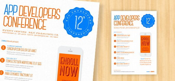 Flyer PSD Template 1 psd file