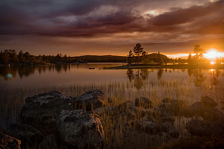 landscape photography of lake thumbnail
