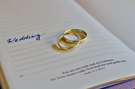 gold-colored wedding bands thumbnail