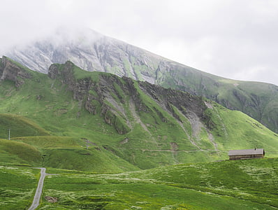 mountain covered by green grass thumbnail