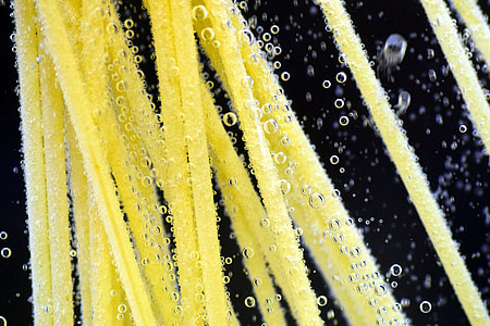 boiled pasta close-up photo thumbnail