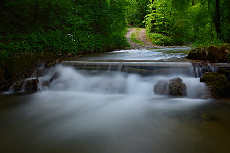 time lapse photography of stream thumbnail