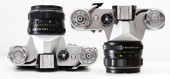 silver and black DSLR camera collage thumbnail
