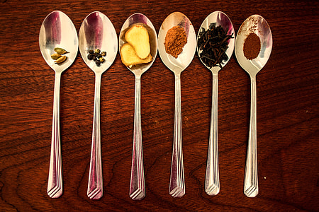 Spoons with ingredients thumbnail