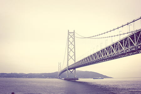 Monochrome Photography of Bridge thumbnail
