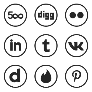 Social Media | Circle Flat41 HIGH QUALITY SOCIAL MEDIA svg vector icon sets