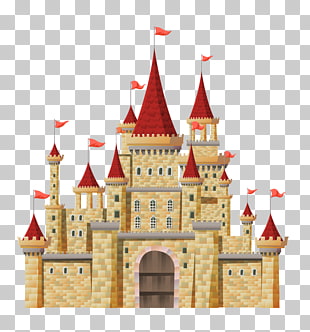 Castle , Transparent Castle , brown castle illustration PNG clipart