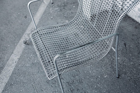 Retro Metal Dining Chair thumbnail
