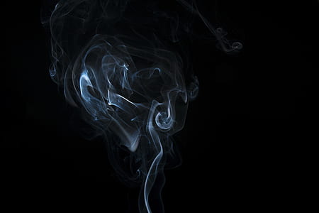 white smoke on black space thumbnail