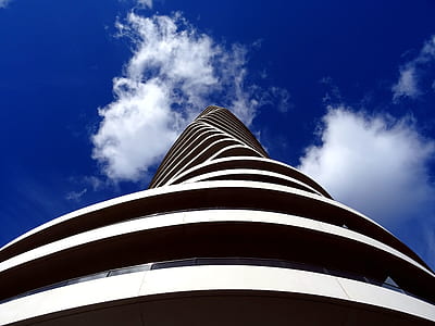 sky, clouds, building, construction thumbnail