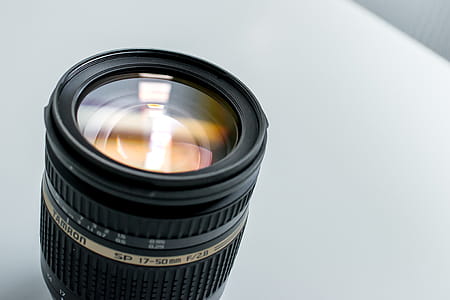 Modern lens on a photographer’s desk thumbnail