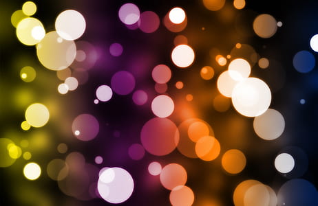 purple, blue, and orange bokeh photography thumbnail