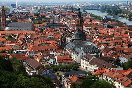 aerial photography of city near water thumbnail