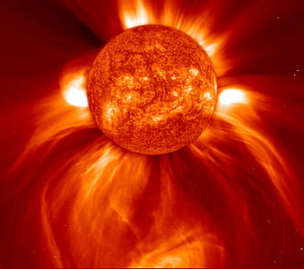 star with flares digital wallpaper thumbnail