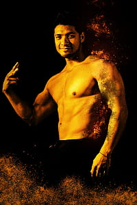 topless man photography thumbnail