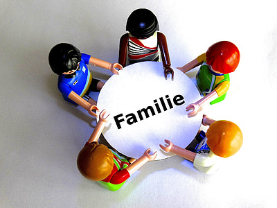 close-up photo of minifig toy gathering on table thumbnail