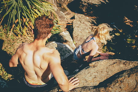 two person going down the rocky mountain thumbnail
