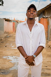 man wearing white dress shirt thumbnail