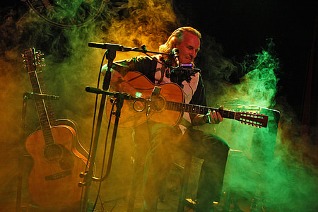 man playing guitar on stage thumbnail
