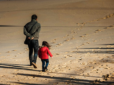man and toddler wearing jackets thumbnail
