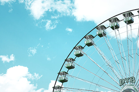 Ferris wheel at fairground thumbnail