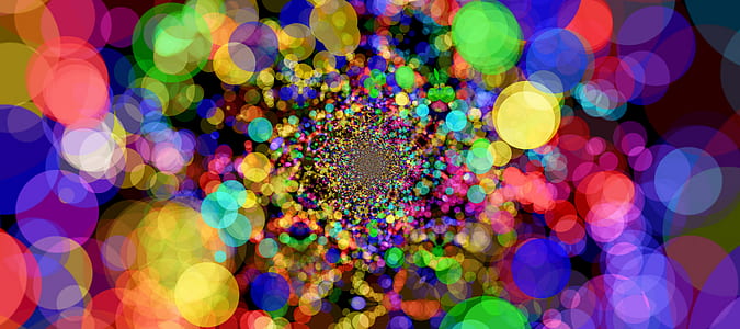 bokeh, abstract, points, circle, background, about thumbnail