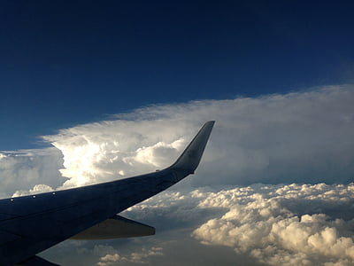 timelapsed photo of a plane thumbnail
