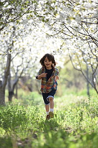 Boy Running during Sunset thumbnail