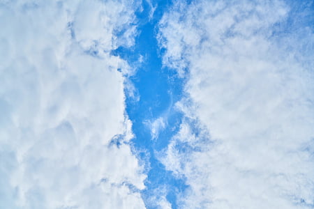 white clouds and blue sky thumbnail