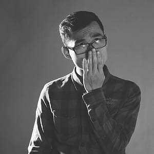 black-and-white, fashion, man, sunglasses thumbnail