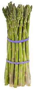 bundle of asparagus with white background thumbnail