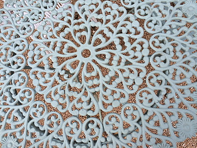 white cutout decor thumbnail
